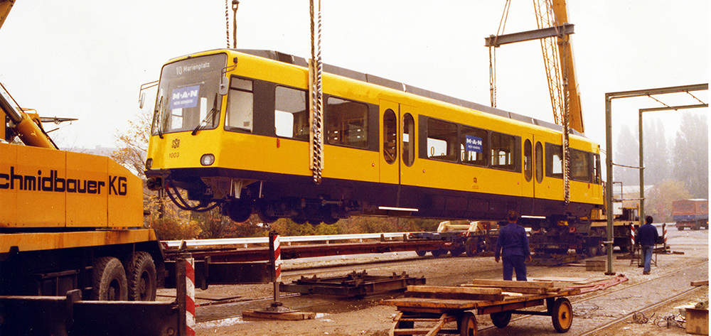 1981 lieferte MAN aus Nürnberg dreimal eine „halbe Stadtbahn“ nach Stuttgart – als Sonderkonstruktion für die Zahnradlinie